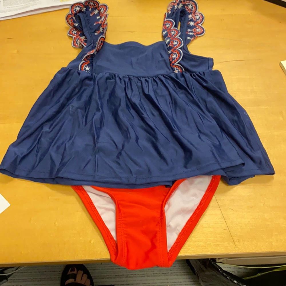 Adorable cat&jack bikini 4T worn 1x